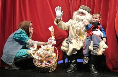 Žogica marogica + obisk Dedka Mraza 16/12/17 <em>Foto: Manny</em>