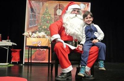 Rudi in praznične kremšnite + obisk Božička 23/12/17 <em>Foto: Manny</em>