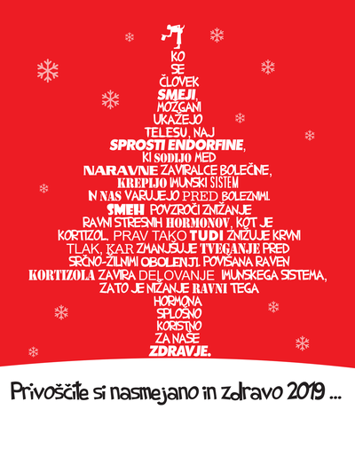 Privoščite si zdravo in nasmejano 2019!