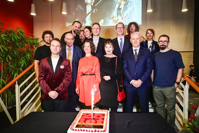 S premeiro komedije Veličastna! smo obeležili 25 let obstoja odra v BTC Cityju <em>Foto: Marko Pigac</em>